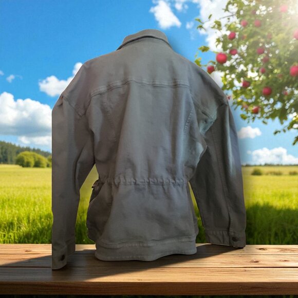 Made and Loved Loft Moss-color Canvas Jacket, XXL - Picture 2 of 3